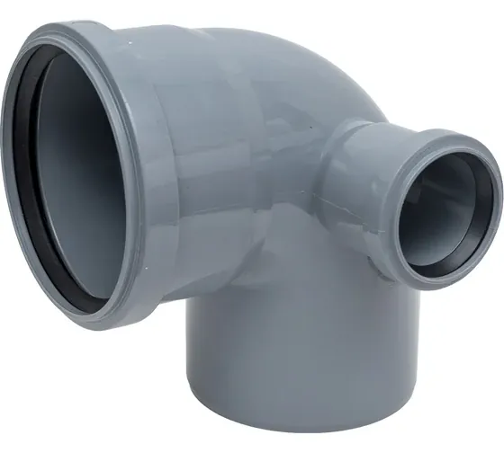 Отвод ПП D 110/87° универсальный с выходом 50 правый VALFEX 23122150